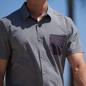 Two tone Oahu button up shirt